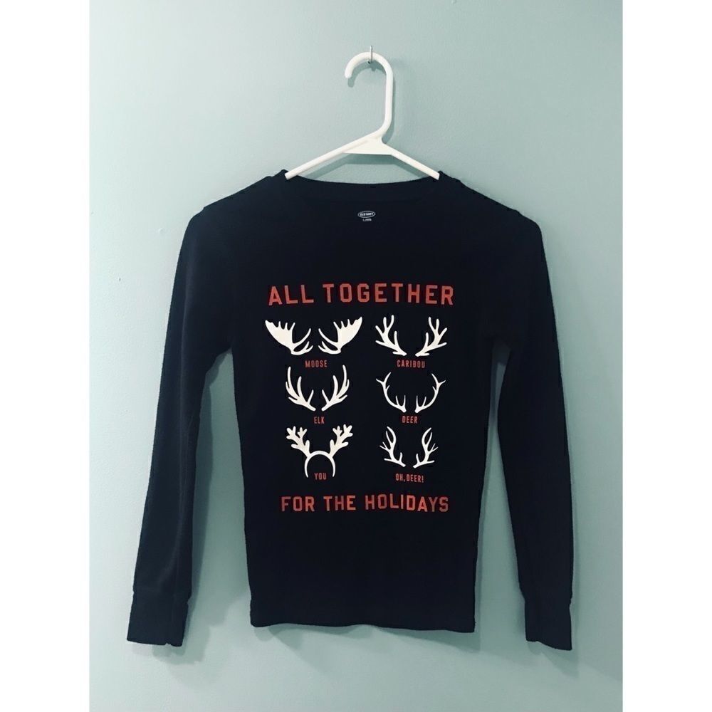 OLD NAVY “Size Kid’s Large” Holiday Shirt